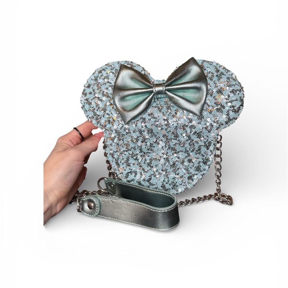 Disney parks loungefly sequin Minnie crossbody
